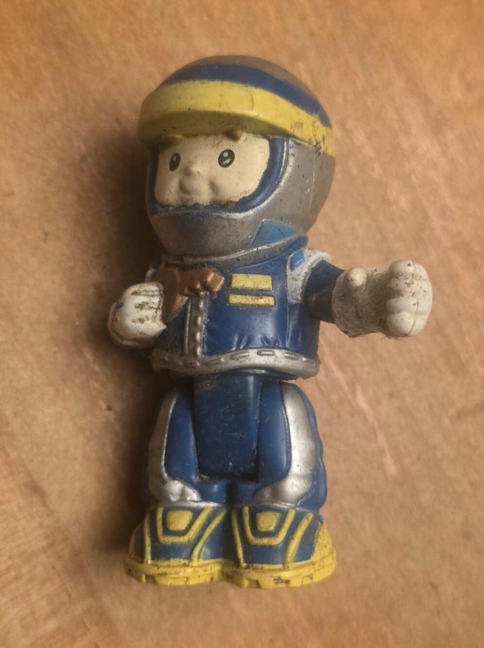 Fisher Price Little People Bendable boy Race Car Driver FIGURE